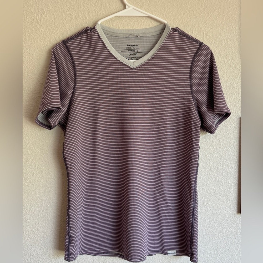 Patagonia Capilene2 Lightweight Polartec V-Neck T-Shirt Sz M